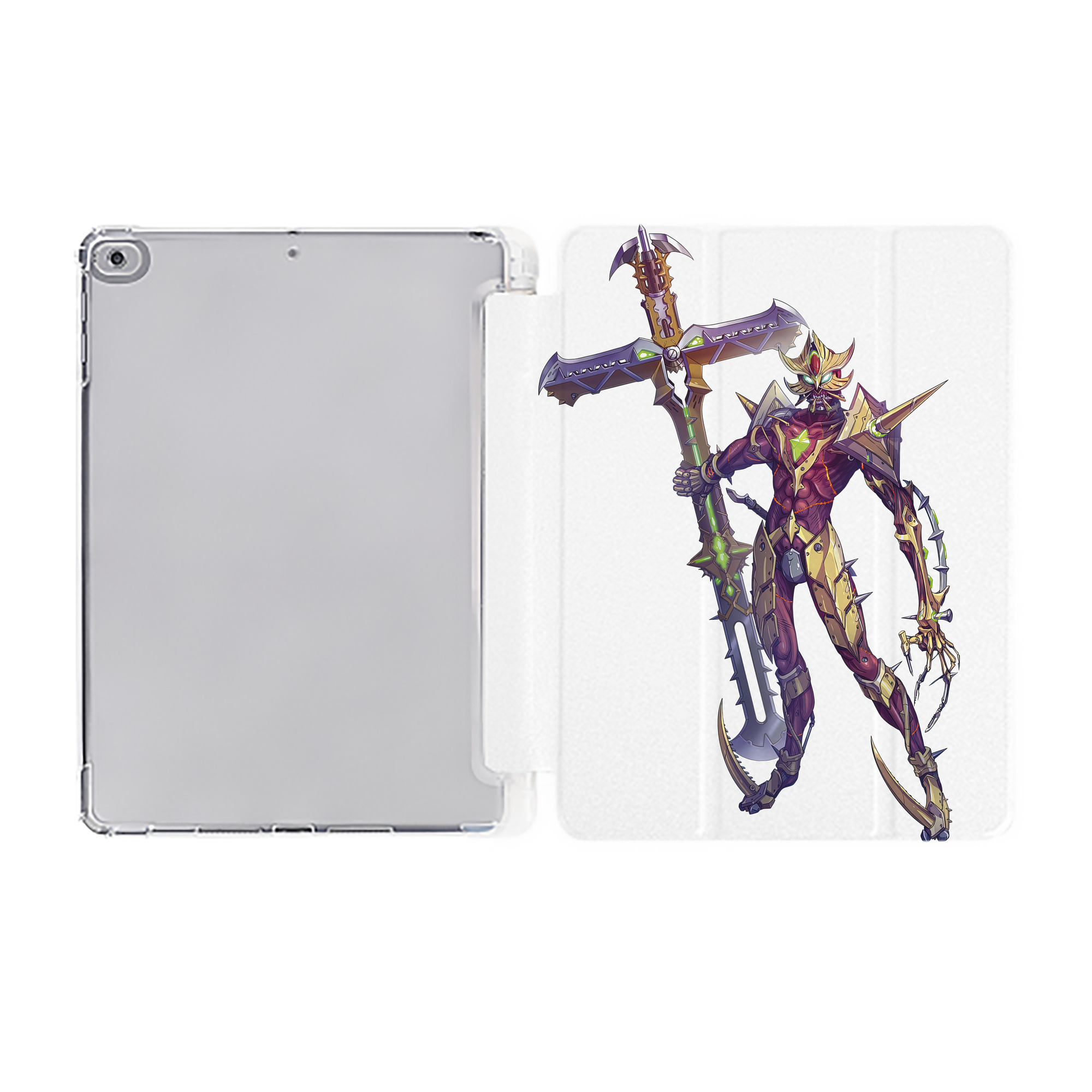 （画像用） ウルトラマン Ultraman IPad ケース ペン収納付き 三つ折りスタンド PUレザー×シリコン 対応機種9.5/10.5/10.9インチ